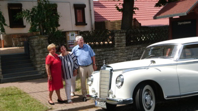 goldene hochzeit mit oldtimer